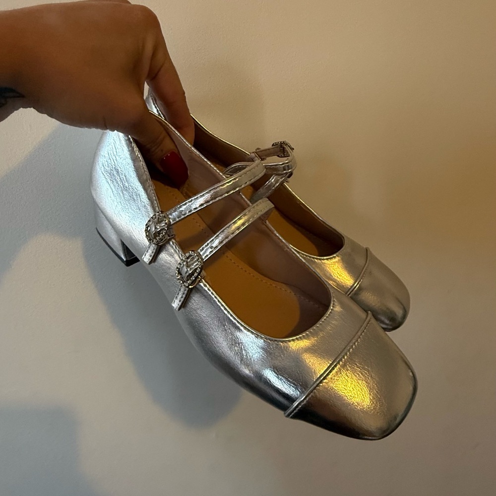 Asyllum Chloe Heeled Ballet Flats NEVER WORN
